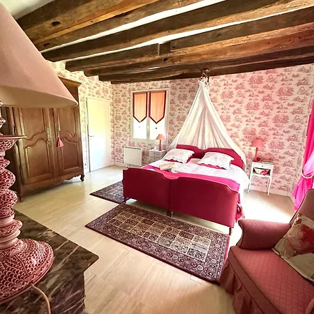 Chambre- La Charmille Bed and breakfast Ermenonville